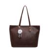 Versatile Bag Women's Large-capacity New Casual Shoulder Bag Fashionable Solid Color Commuter Tote Bag