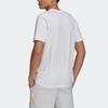 Adidas Gradient Letter Logo Sport Round Neck Short Sleeve T-Shirt Men Tops White GK9617