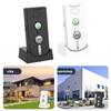 Upgrades Wireless Intercom Doorbells Portable Two Way Voice Communication 1/2 Mile   Ranges Rechargeable Battery for Home