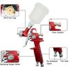 H-2000 HVLP Spray Gun 0.8/1.0mm Nozzle Mini Air Paint Spray Guns Airbrush For Painting Car Aerograph