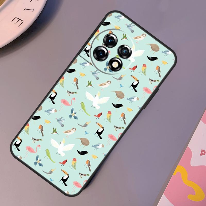 

Animal Parrot Bird Case For OnePlus 12R 10T 10R 9RT 9 10 Pro OnePlus 12 11 Nord 3 2T CE 2 Lite N20 N10 Cover OnePlus Nord N20