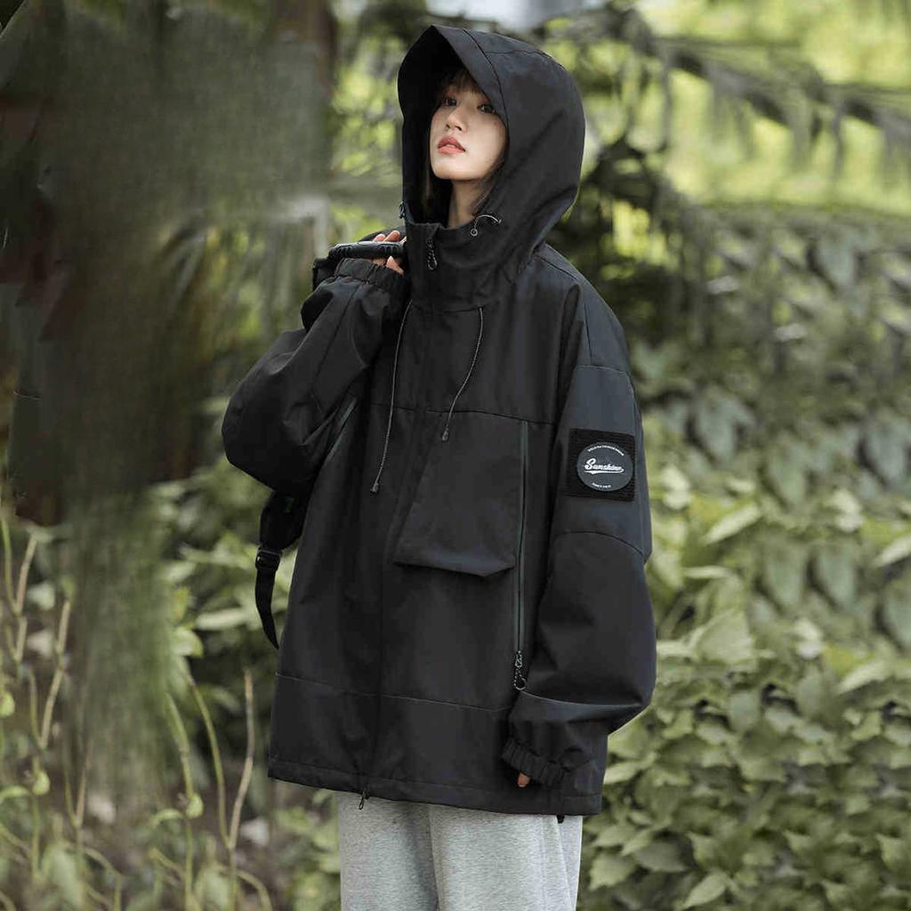 Suspense Jacket Waterproof and Windproof Men and Women Same Style Spring and Autumn New Work Jacket Couple