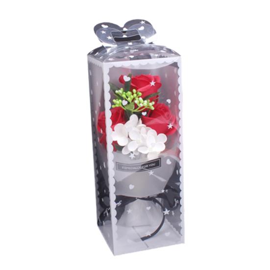 1 Bouquet Artificial Soap Mother Day Rose Flower Valentine Gift Wedding Decor