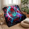 AC Milan Theme Blanket Soft Flannel Blanket Plush Throw Blanket Cozy Sofa Bed Blanket for Home Decor