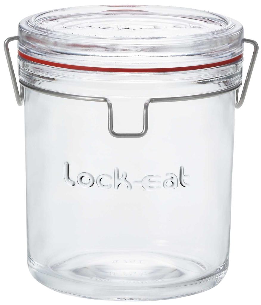 ADERIA Rock Eat Storage Gift Made in Glass Airtight Storage Container for Coffee H7573 Container, 750ml, Boxed, Italy, Canister, Condiments, Beans,