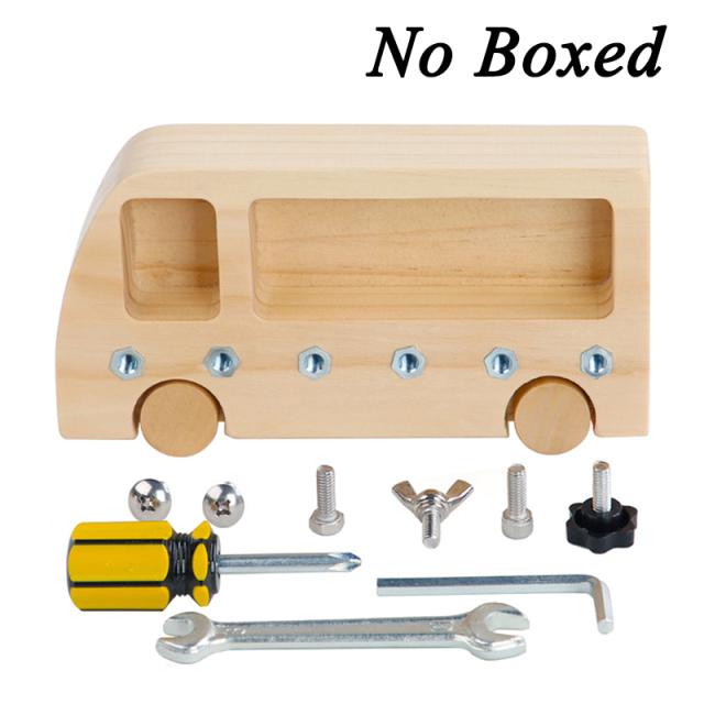 Montessori  Busy Board Toy Simulation Fire Truck Twist Screw Bolt Set Basic Skills Learning Teaching Aids Education Toys For Kid