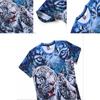Versatile Short Sleeves Tiger Design T-shirt In Soft Cotton For All Seasons And Occasions