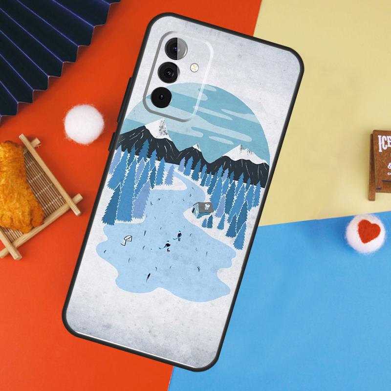 Pond Hockey Case For Samsung Galaxy A54 A34 A14 A55 A35 A33 A53 A13 A23 A17 A06 A16 A56 A36 A52 A32 A15