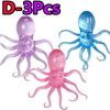Popular  Jellyfish Octopus Soft Squeeze Fidget Toys Bead Filled Maltose Texture Soft Jelly-Like Stress Relief Squishy Toy