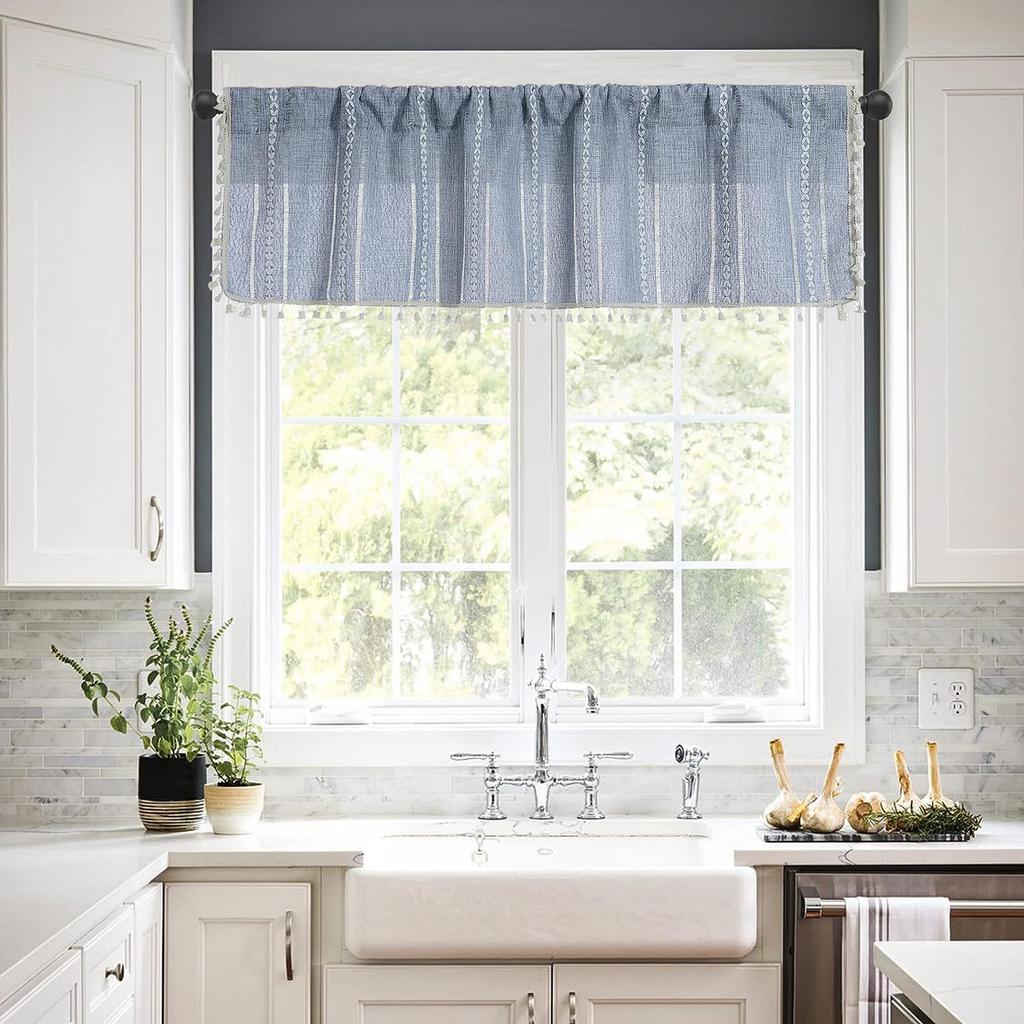 Short Curtain American Country Half Curtain Pull Curtain Bay Window Kitchen Blackout Small Curtain Coffee Curtain