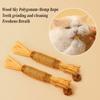 Cat Toys Silvervine Chew Stick Polygonum Kitty Raffia Grass Pet Supplies Cleaning Teeth Stick Pet Bite Hemp Rope Cat Toy