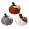 Gehäkelte Kürbisse Dekoration Handgemacht Ernte Gehäkelter Kürbis Stoff Dekorativer Kürbis für Halloween Thanksgiving