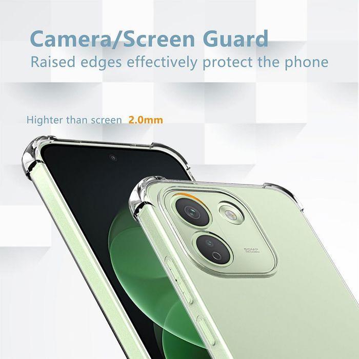 Coque pour Xiaomi Redmi Note 17 Pro Max 5G, Silicone Antichoc Slim Coins Renforcés Transparent