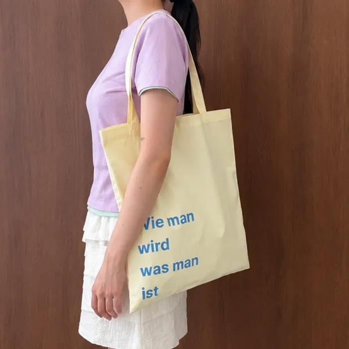 Dot Signature Logo Bag / Light Yellow