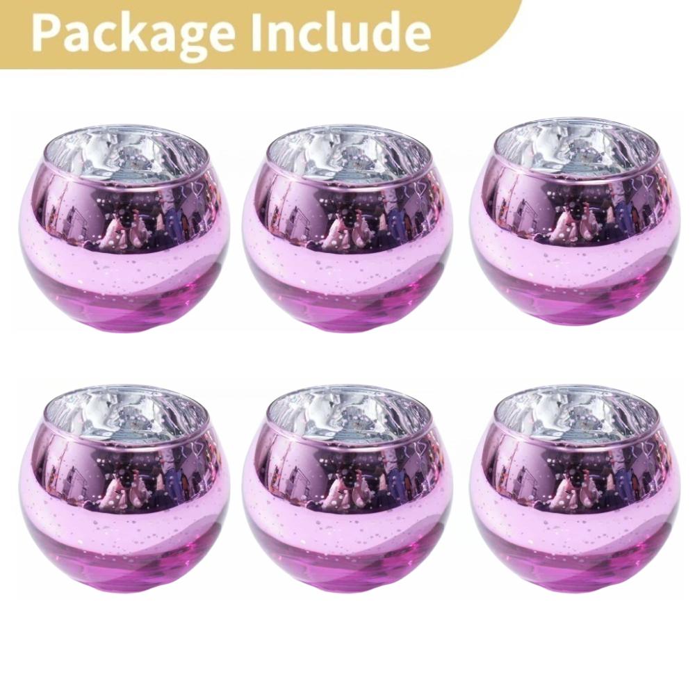 

6/12Pcs Assorted Votive Candle Holders Tea Lights Candlestick for Romantic Wedding Table Centerpieces Festival Holiday Decor