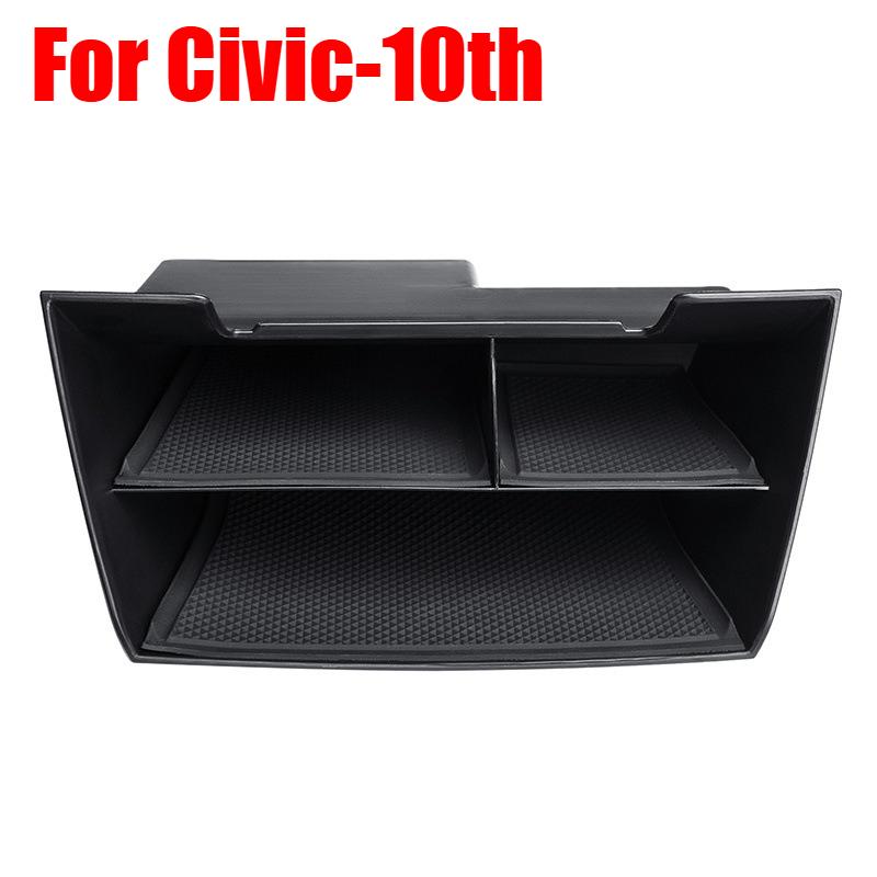 For Honda 10/11th Civic Sedan Si Hatchback Type R Center Console Storage Compartment Sorting, Storage Box Interior Supplies