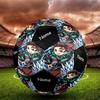 Custom Name Demon Slayer Theme Size 5 Soccer Ball, Suitable for Both Indoor and Outdoor Matches, a Gift Suitable for Everyone.