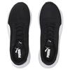 New PUMA Night Runner V2 Anti Slip Wear Resistant Low Top Running Shoes Men's Black White 379257-01