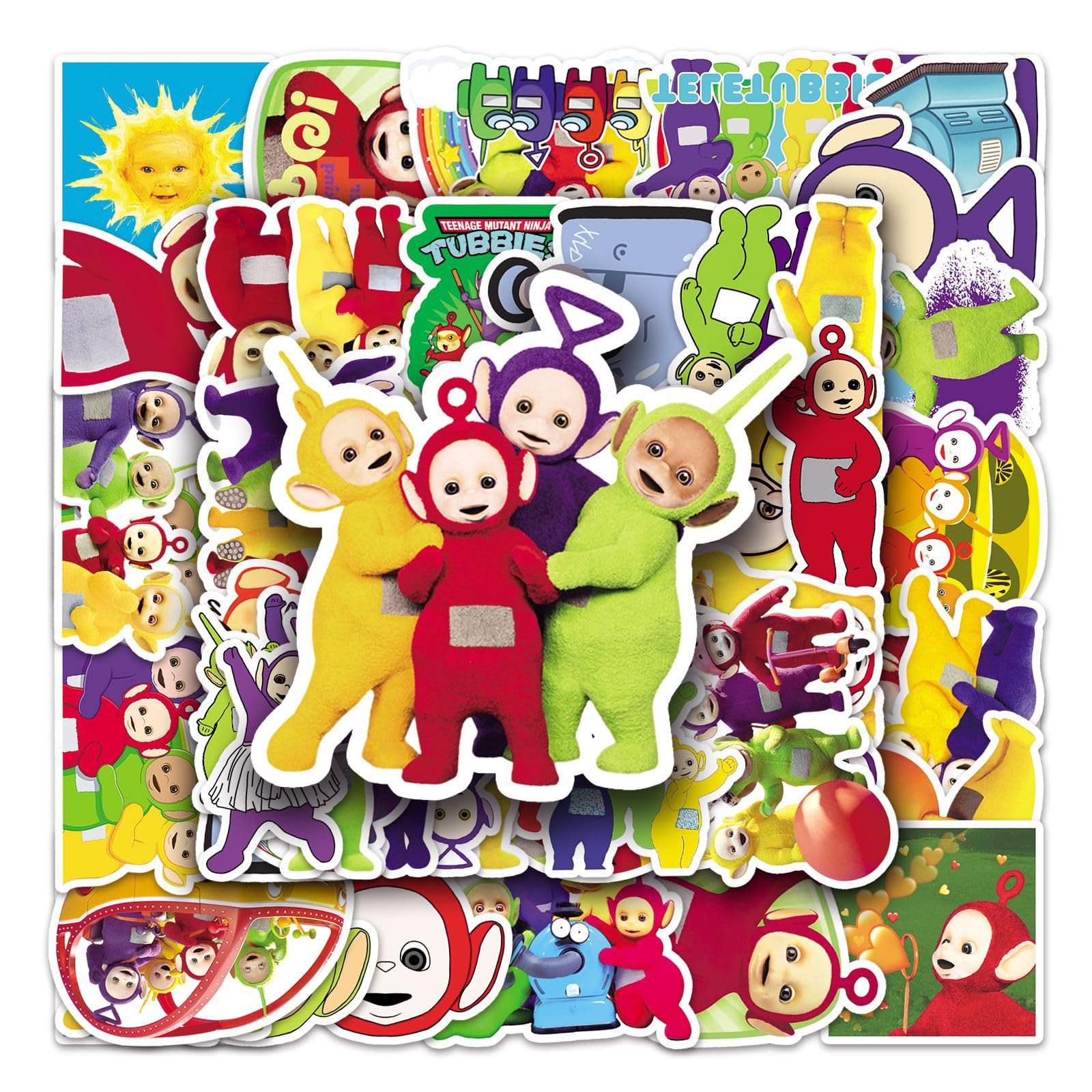 

Наклейки Телепузики Набор из 50 ПВХ водонепроницаемых наклеек Телепузики Аниме Персонажи Иллюстрированная книга Дети Младенцы Зарубежный ТВ Чемодан MacBook [Товар]