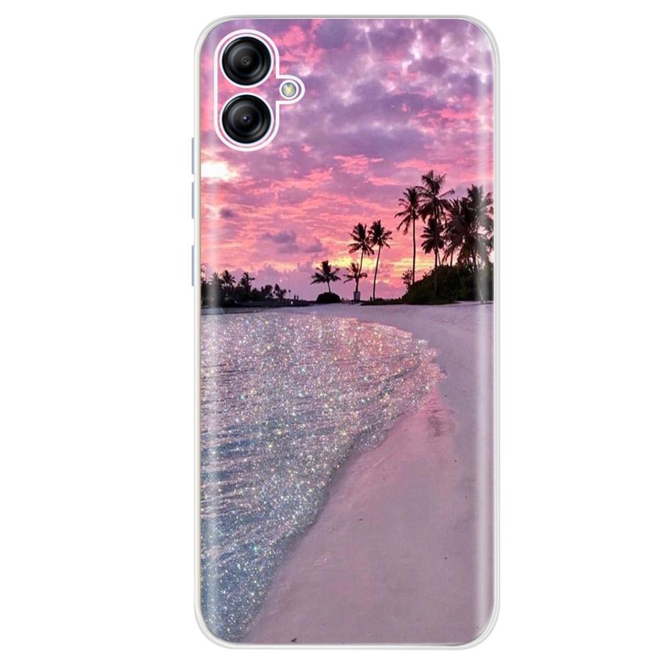 For Samsung Galaxy A04e A04 A04S 2022 Cute Printing Phone Case For SamsungA04 A 04 04e SM-A042F A045F Soft Silicone TPU Cases