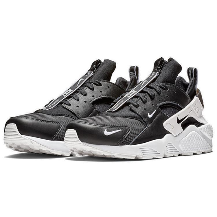 New Nike Air Huarache Run Zip Black White BQ6164-001