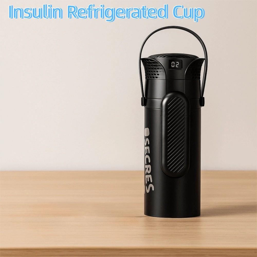 LCD Digital Display Insulin Refrigerated Cup Portable Design Insulin Cooler Box  Drug Storage