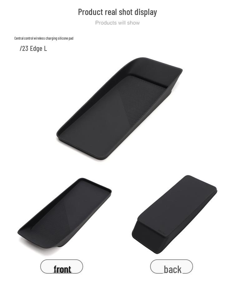 Ford Edge 23 Kabellose Lade Silikonmatte: Rutschfeste Aufbewahrungsmatte für die Mittelkonsole