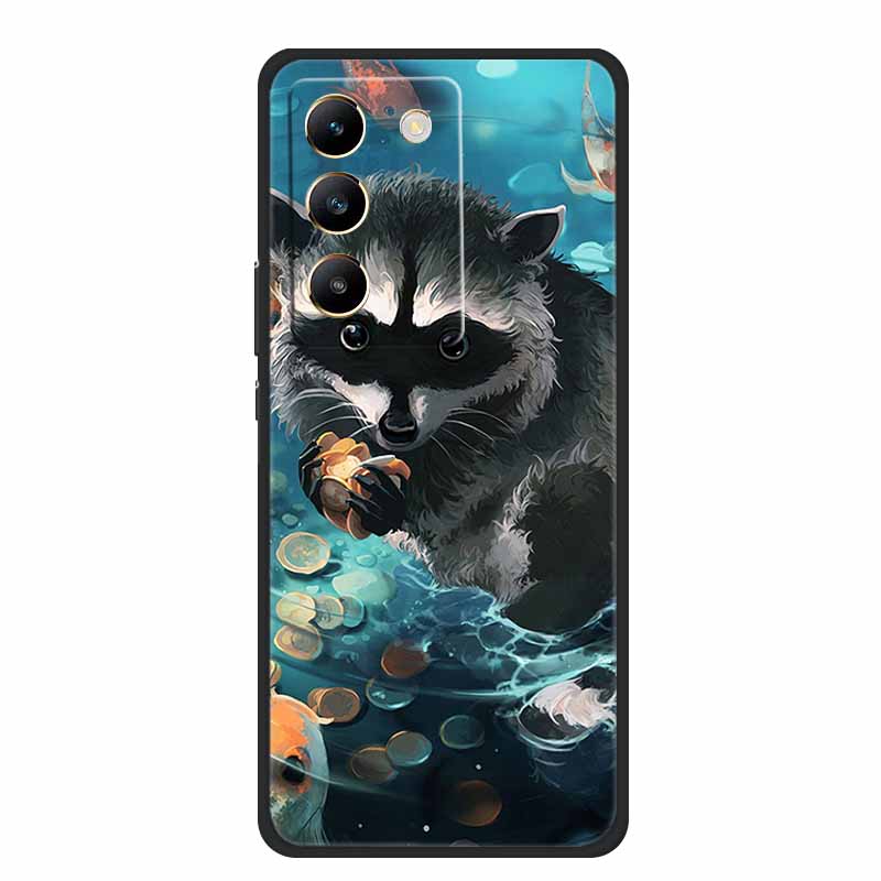 Phone Case For Vivo V30 Lite 4G Back Cover Case Shockproof Black Silicone Soft Funda For Vivo V30 Lite Case 6.67" V 30 Lite Capa
