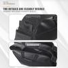 Svart motorcykelsadelväska Bagage Mjukt bagagehyllsfoder Sadelväska För Harley Touring Road King Electra Street Glide Ultra Tour 93-23