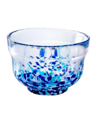 Yamakiikai Kristall Matcha Blå och W614 Skål, Vit,