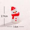 Christmas Simulation Cute Snowman Micro-landscape Car Decoration, Resin Craft Decorative Small Decoration Accessories
