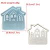 Figurine Molds House Shape Silicone Molds Resin Crafting Tool Silicone Ornament Moulds Silicone Texture for Crafting