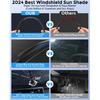 [2025 Updated] Bolamp Car Windshield Sun Shade, [Effective Keep Cool] Spring Structure Umbrella Sunshade for Automobile Windshield, Protect Cars