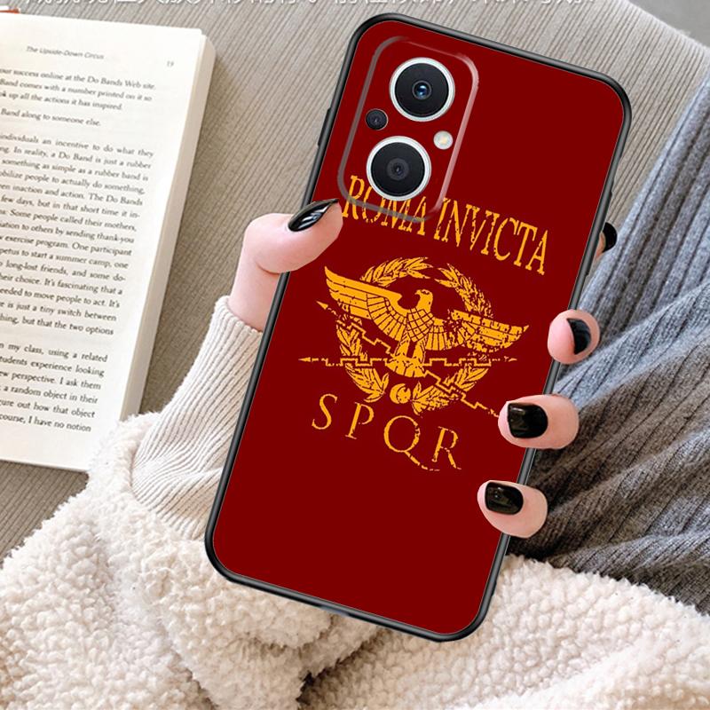 SPQR Roman Imperial Legion Case For OPPO Reno 12 F 13 13F 11F 8T 7 8 10 Pro OPPO Find X8 Pro X6 X3 X5 Lite Cover Fundas