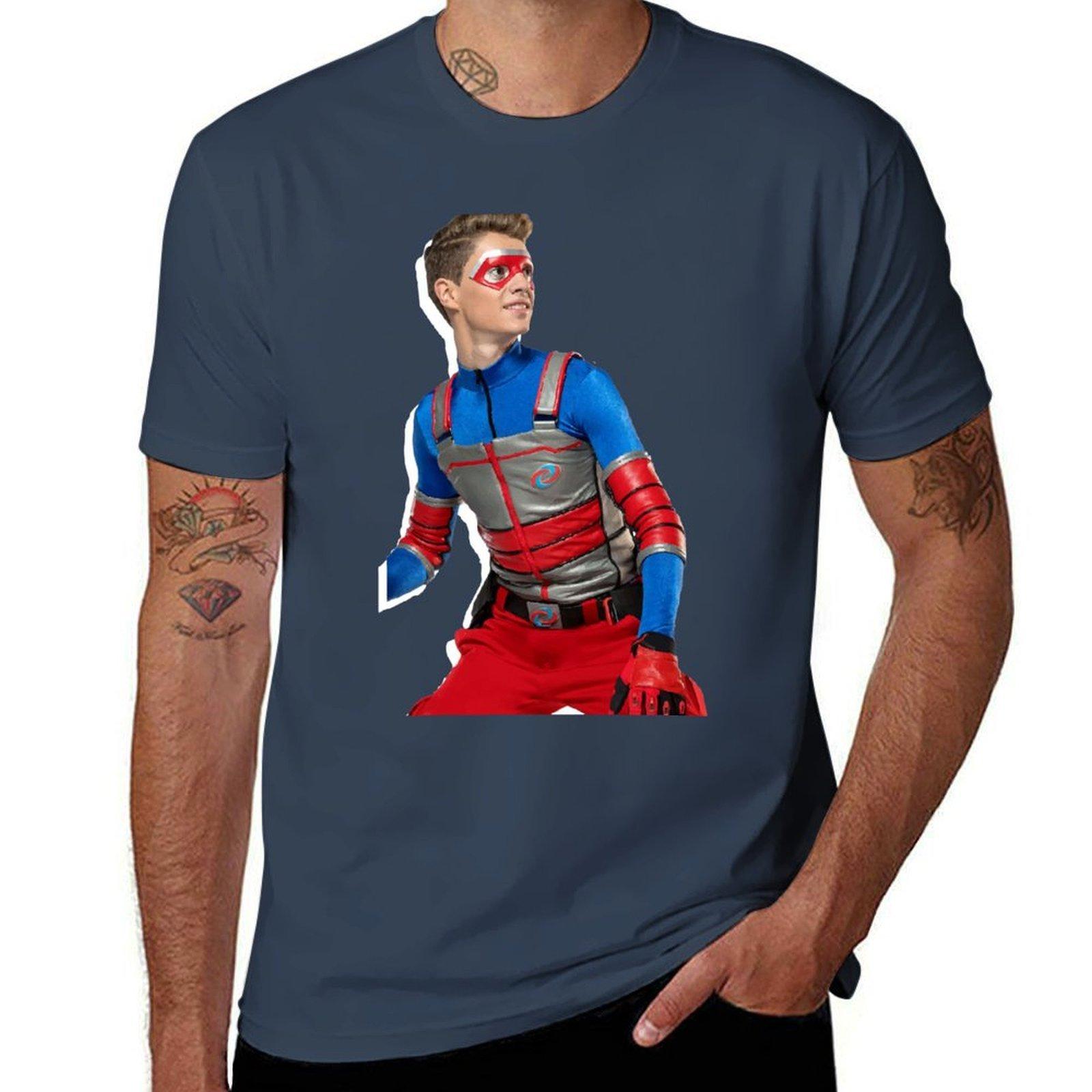 Kid Danger Action Red TShirt Comfort Stretch Tee Shirt S