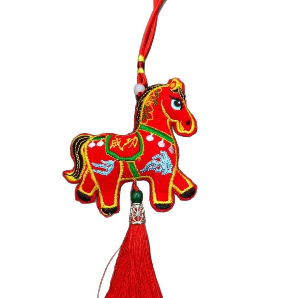 Embroidery Zodiac Sachet Pendant Door Hanging Hanging Tassel Sachet Spring Festival