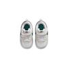Nike Court Borough Abrasion Resistant Low Top Skateboard Shoes Gray White Green Infant And Toddler BQ5453-017