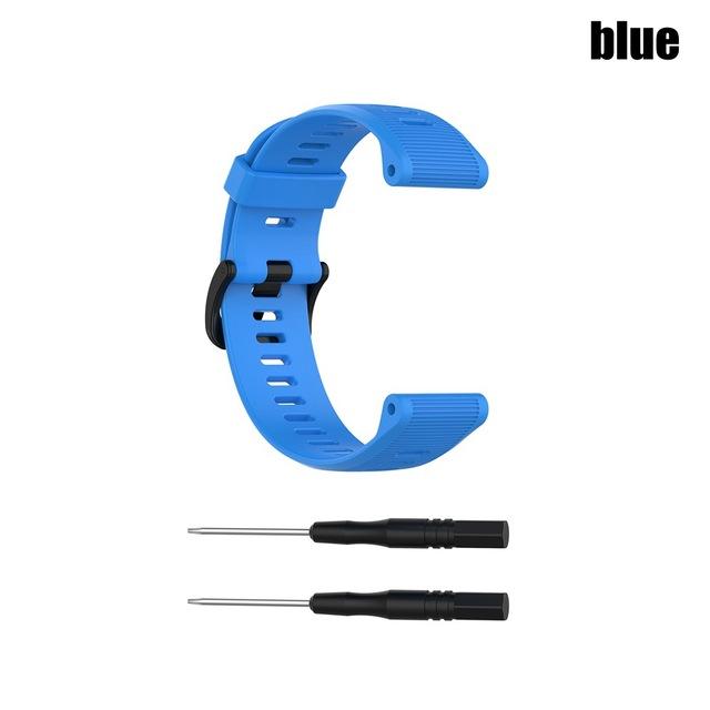 

Ремешок для смарт-часов Garmin Forerunner 945 935, браслет для часов 22 мм, силиконовый ремешок для часов Garmin fenix 7 5 6 Pro, браслет Correa For Forerunner 945 синий