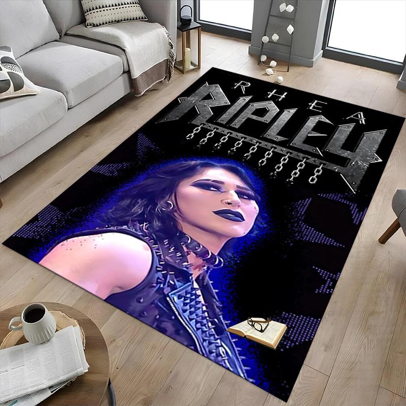 Metallic Rhea Ripley Artwork Carpet For Playroom Bedroom Living Room Sofa Home Decorkids Game Area Rug Nonslip Floor Mat