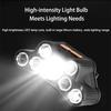 7LED Powerful Rechargeable Head Flashlight High-bright Headlamp Outdoor Waterproof Camping Hunting Hiking Adventure Headlights