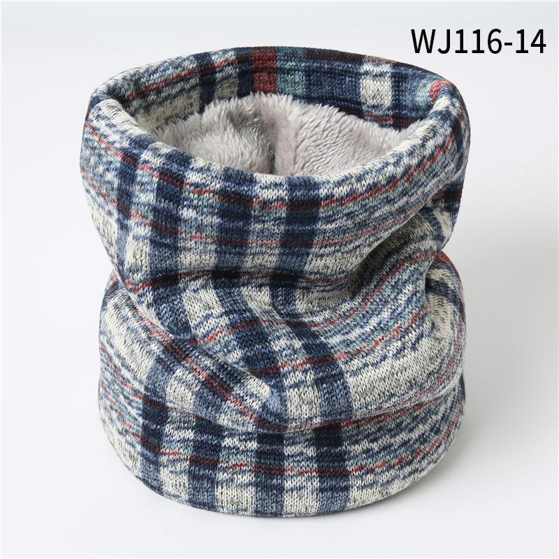New Women Neck Cover Children Autumn Winter Cold Warm Men Fashion Neckerchief Solid Knitted Scarf Decoration Thickening Fleecing