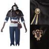 Black Series Clover Asta Cos Kostymer Kappe Full Cosplay Halloween Kostymer Fest