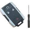 Key Fob Shell Replacement Fit for GMC Sierra Chevrolet Silverado 1500 2500 3500 2014 2015 2016 2017 2018   GMC Canyon Chevy Colorado 2015-