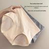7A Grade Antibacterial Breathable Cotton Women's Plus Size Mid-Rise Triangle Panties