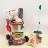 Kids' Cleaning Trolley Set: Pretend Play Hygiene Tools for Boys & Girls