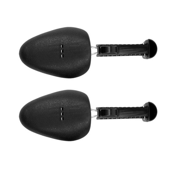 

1 пара колодок для обуви, регулируемая длина, много отверстий, сверхлегкие, матово-черные, универсальные, против деформации, мужские, женские, для поддержания формы обуви Mens