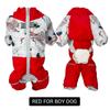 Winter Pet Jacket for Small Dogs Waterproof Windproof Zip-Up Snowsuit Fully Covered Belly Thicken Overalls for Girl/Boy Dogs