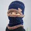 Kids Knitted Winter Hat With Fleece Lining For Outdoor Skiing And Riding