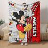 1pc. Mickey Mouse Cartoon Blanket, Seasonal Universal Home Decor,Soft Flannel Throw Blanket, Versatile & Cozy for Bedroom, Living Room, Trav