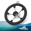 Boat Yachts Accessories Marine 11 Inch 300MM stainless steel Steering Wheel With Black Foam or Without  Foam Ship Steering Wheel